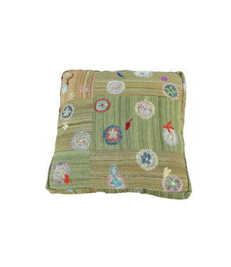 70x70 x 15 cm poef vloerkussens Ottoman vintage kelim