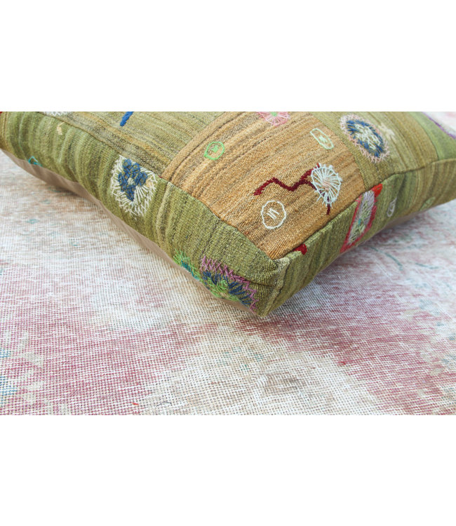 70x70 x 15 cm poef vloerkussens Ottoman vintage kelim