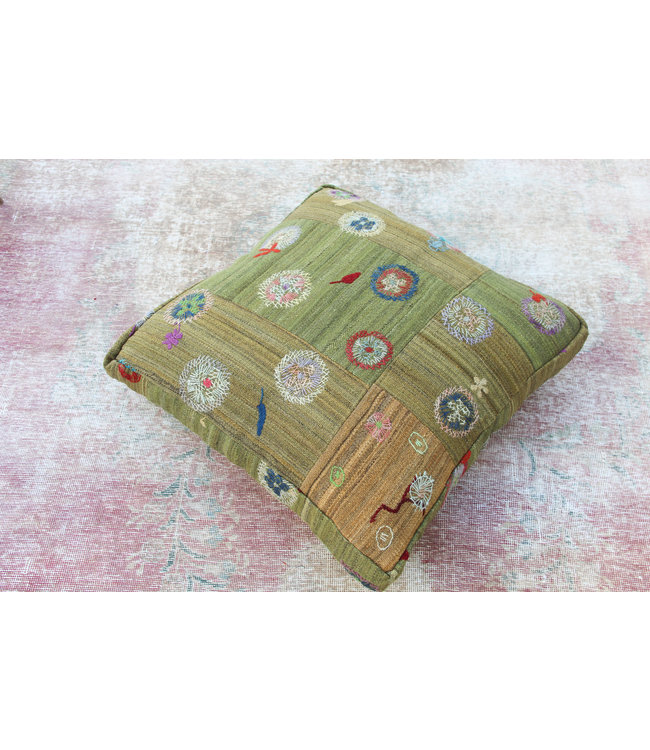 70x70 x 15 cm poef vinatge kissens pouf