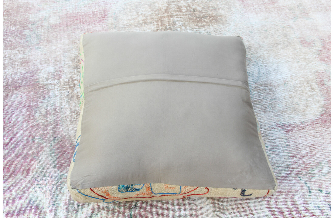 70x70 x 15 cm poef vloerkussens Ottoman vintage kelim
