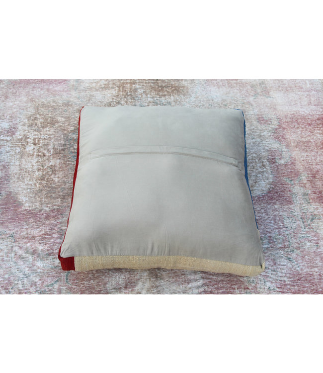 70x70 x 15 cm poef vloerkussens Ottoman vintage kelim