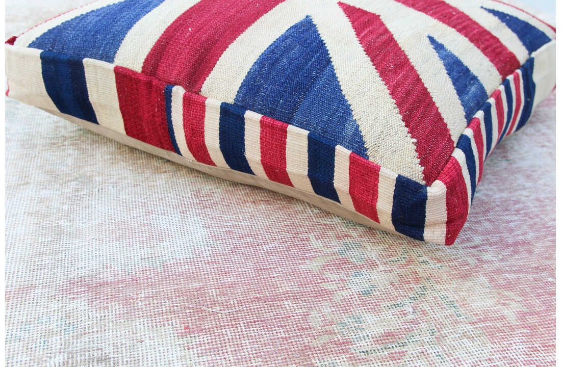 70x70 x 15 cm poef vinatge kissens pouf