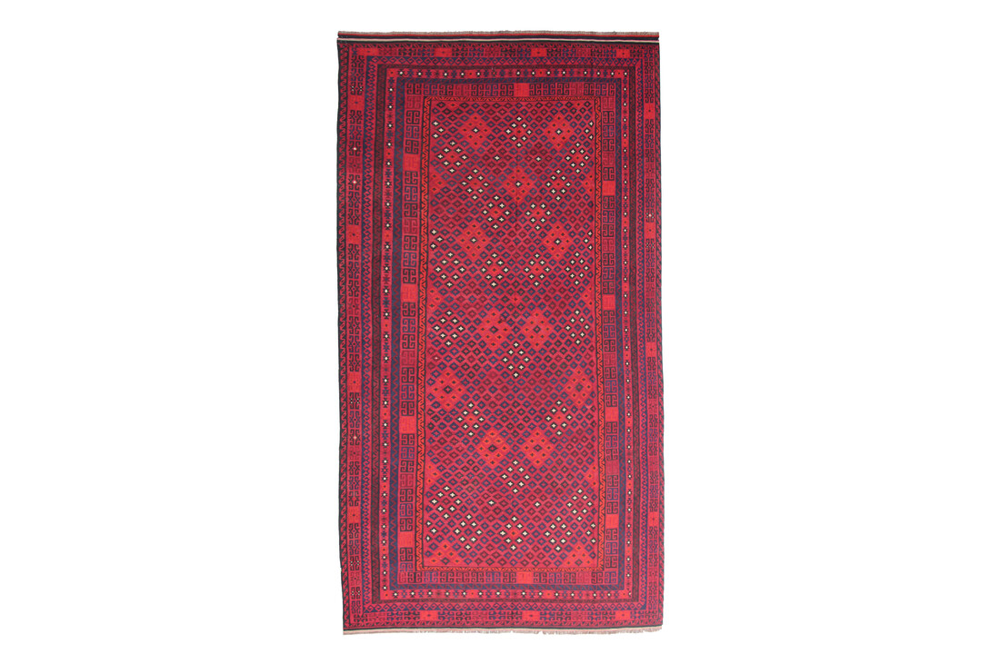 exclusive Vloerkleed Tapijt Kelim 520x262 cm Kleed Hand Geweven Kilim