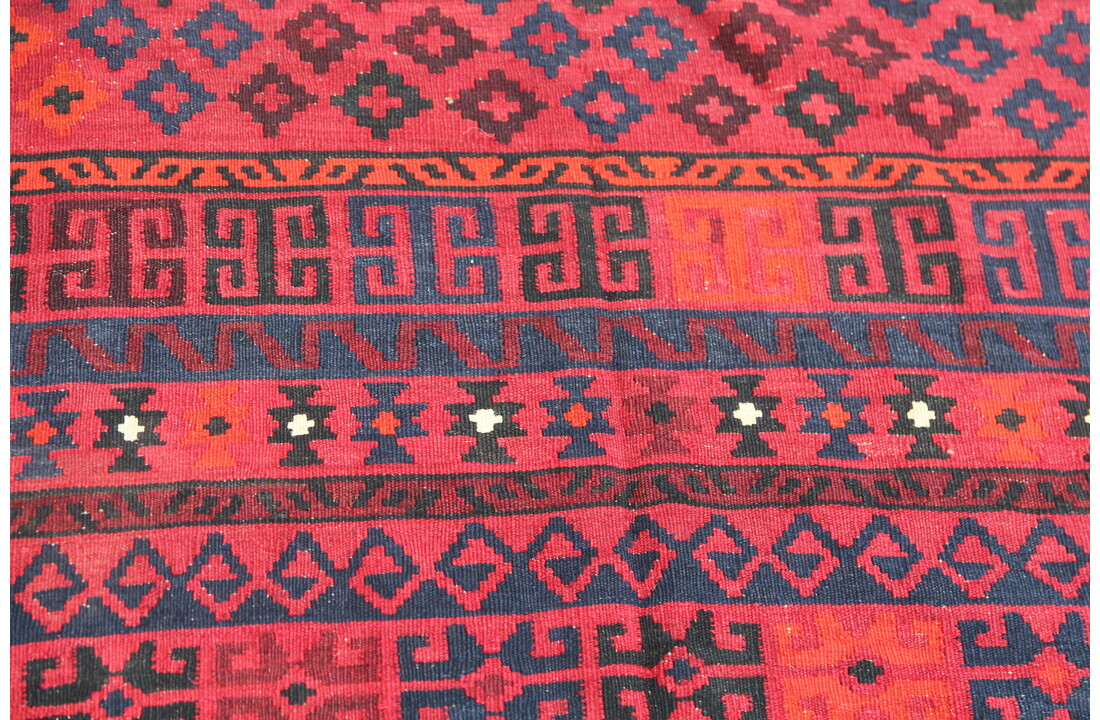 exclusive Vloerkleed Tapijt Kelim 520x262 cm Kleed Hand Geweven Kilim