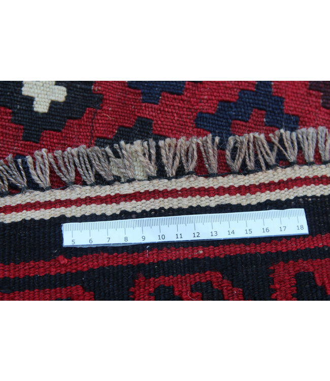 17'01x8'60 Sheep Wool Handwoven Multicolor Traditional Afghan kilim Area Rug