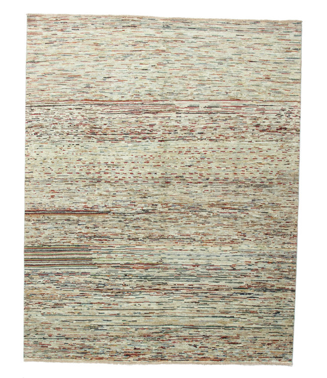 Hand knotted 8'2x6'5 ft Modern Art Sheep Wool Rug 252x200 cm Area rug Carpet