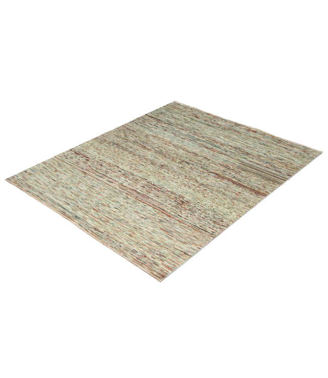 Hand knotted 8'2x6'5 ft Modern Art Sheep Wool Rug 252x200 cm Area rug Carpet