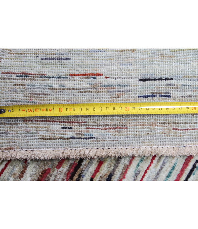 Hand knotted 8'2x6'5 ft Modern Art Sheep Wool Rug 252x200 cm Area rug Carpet