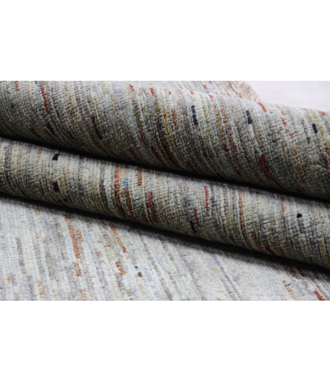 Hand knotted 8'2x6'6 ft Modern Art Sheep Wool Rug 252x204 cm Area rug Carpet