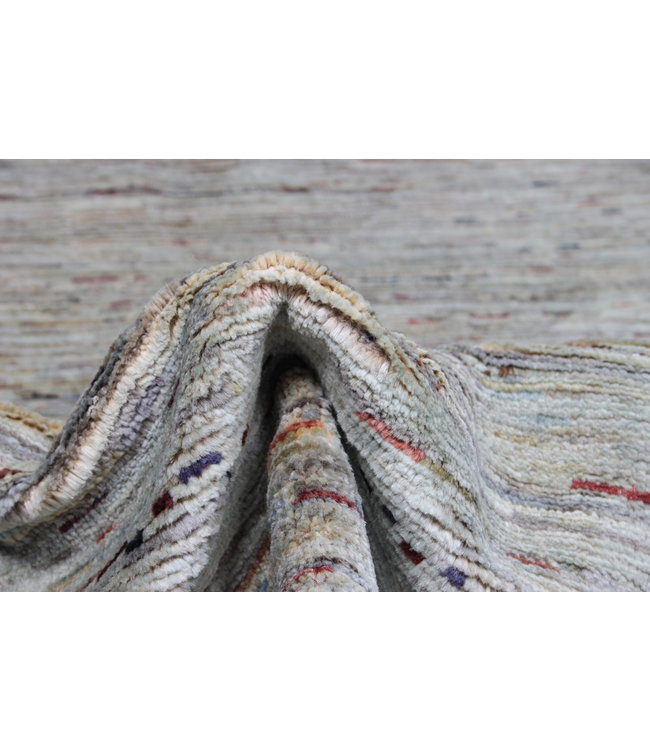 Hand knotted 8'2x6'6 ft Modern Art Sheep Wool Rug 252x204 cm Area rug Carpet