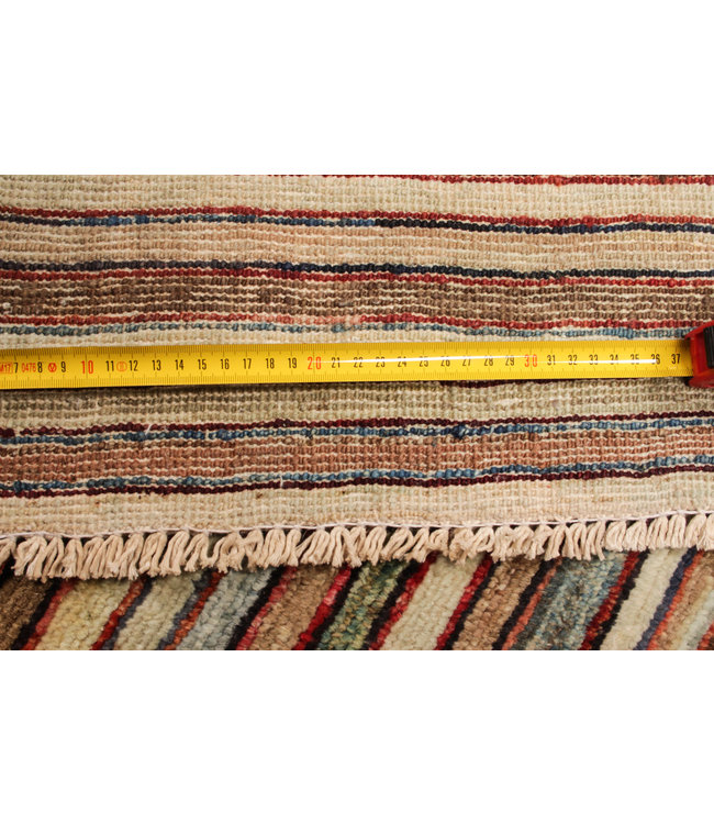 Hand knotted 8'2x6'4 ft Modern Stribe Sheep Wool Rug 252x197 cm Area rug Carpet