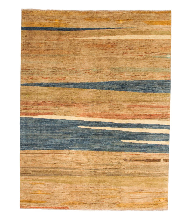 Handgeknüpft Modern Art 256x183 cm Abstrakt Wolle Teppich