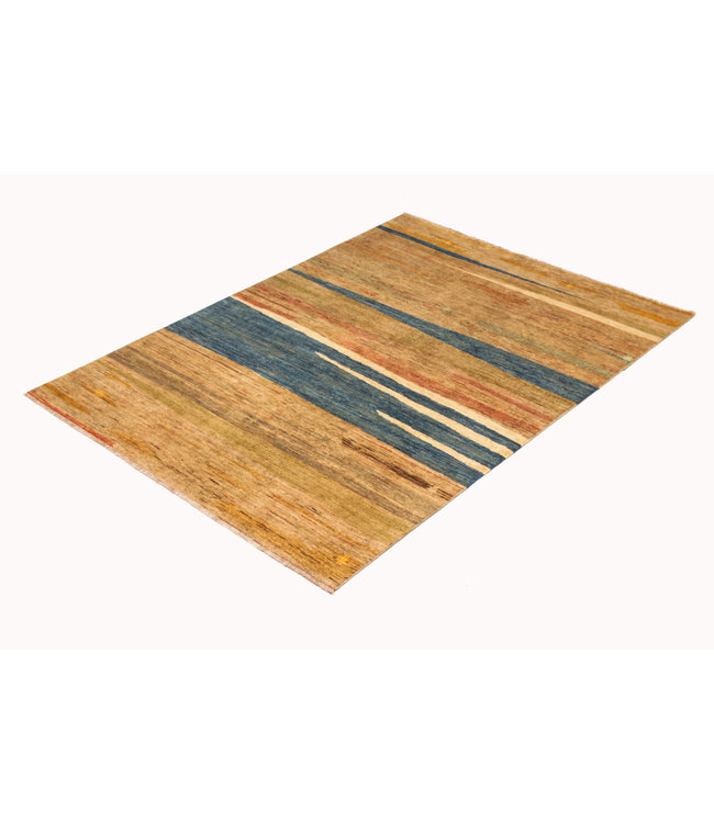 Hand knotted 8'3x6'0 ft Modern Art Sheep Wool Rug 256x183 cm Area rug Carpet