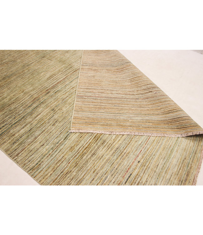 Hand knotted 8'4x6'3 ft Modern Art Sheep Wool Rug 257x193 cm Area rug Carpet