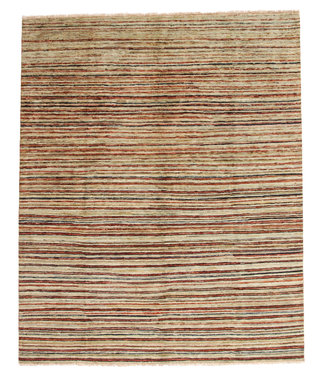 Hand knotted 8'1x6'6 ft Modern Art Sheep Wool Rug 247x202 cm Area rug Carpet