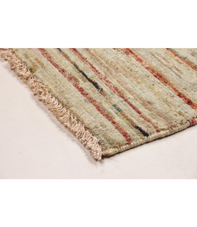 Hand knotted 8'1x6'6 ft Modern Art Sheep Wool Rug 247x202 cm Area rug Carpet