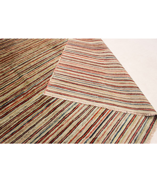 Handgeknoopt Modern Art tapijt 247x202 cm  oosters kleed vloerkleed