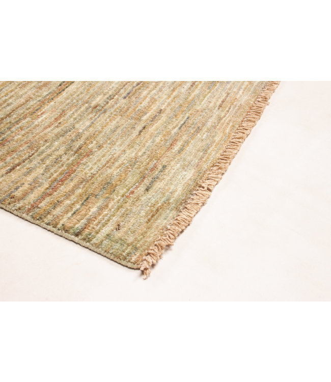 Handgeknoopt Modern Stribe Art tapijt 253x193 cm  oosters kleed vloerkleed