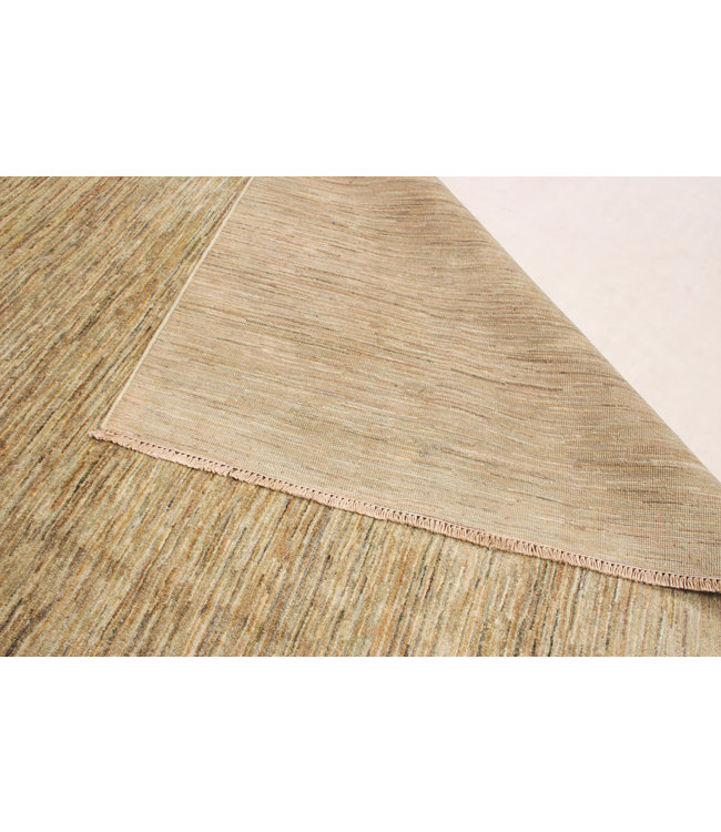 Handgeknoopt Modern Stribe Art tapijt 253x193 cm  oosters kleed vloerkleed