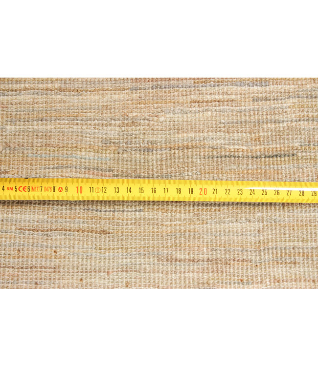 Handgeknoopt Modern Stribe Art tapijt 253x193 cm  oosters kleed vloerkleed