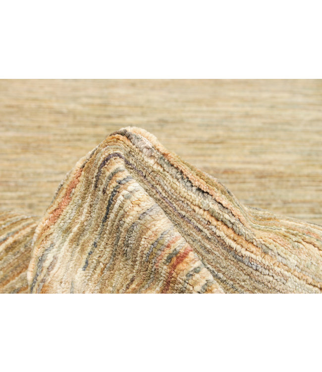 Hand knotted 8'3x6'3 ft Modern Art Sheep Wool Rug 253x193 cm Area rug Carpet