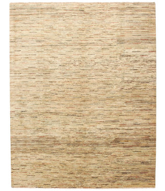 Hand knotted 8'4x6'6 ft Modern Stribe Sheep Wool Rug 257x204 cm Area rug Carpet
