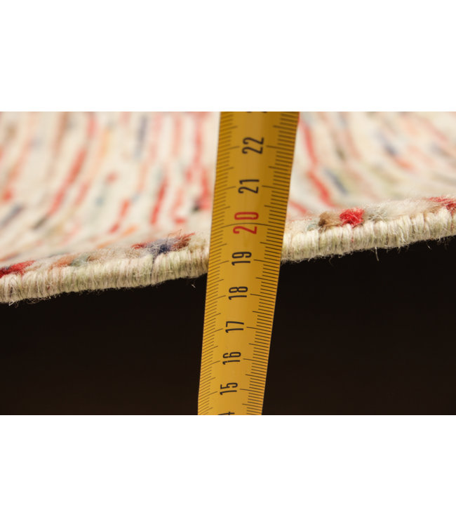 Handgeknoopt Modern Stribe tapijt 250x197 cm  oosters kleed vloerkleed