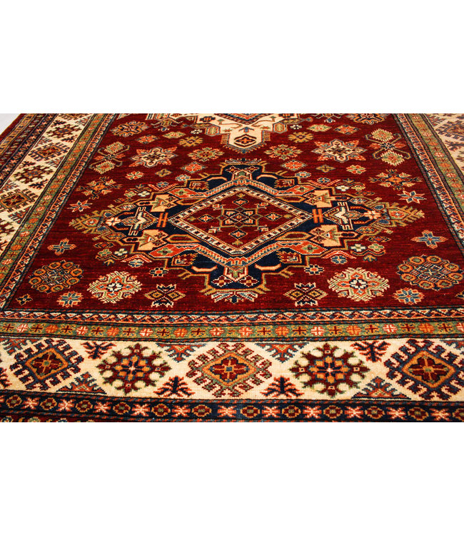 super fein oriental kazak teppich 241x174 cm