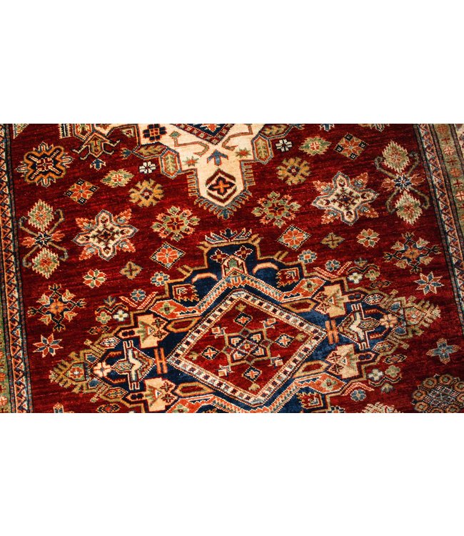 super fein oriental kazak teppich 241x174 cm