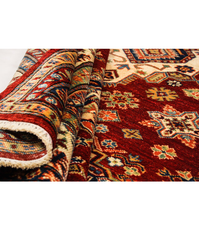 7'9 x 5'7 feet super fine oriental kazak 241x174 cm Area rug Hand knotted Carpet