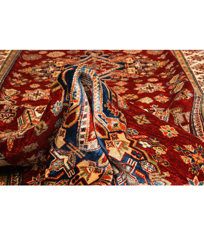 7'9 x 5'7 feet super fine oriental kazak 241x174 cm Area rug Hand knotted Carpet