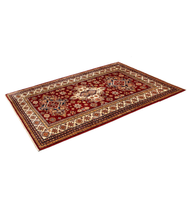 7'9 x 5'7 feet super fine oriental kazak 241x174 cm Area rug Hand knotted Carpet