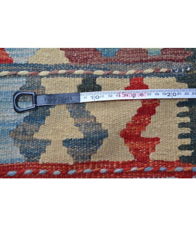 Handgewebte Orientalisch Wolle Kelim Teppich 358x244 cm