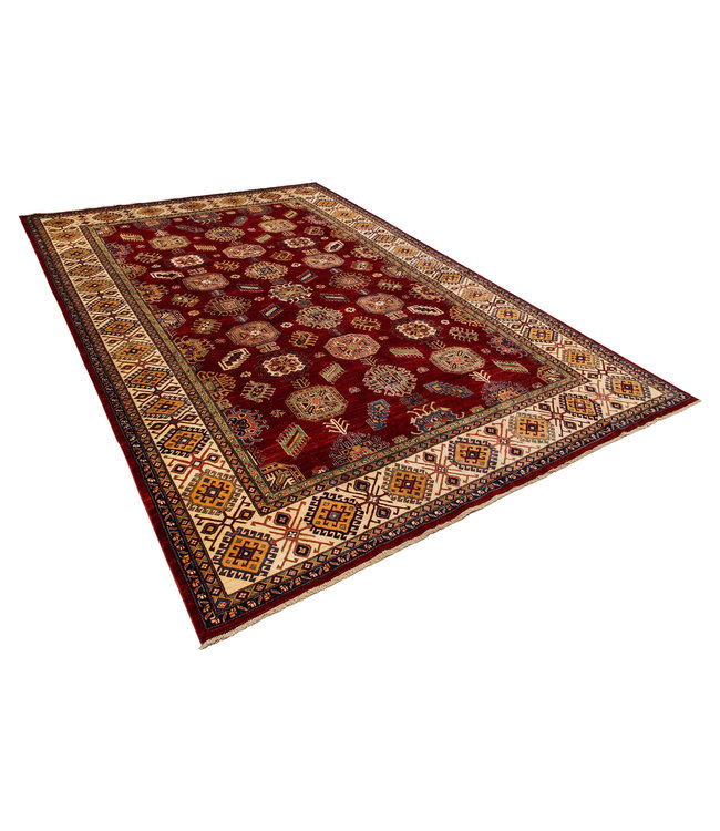 super fijn oriental kazak vloerkleed 426x304 cm