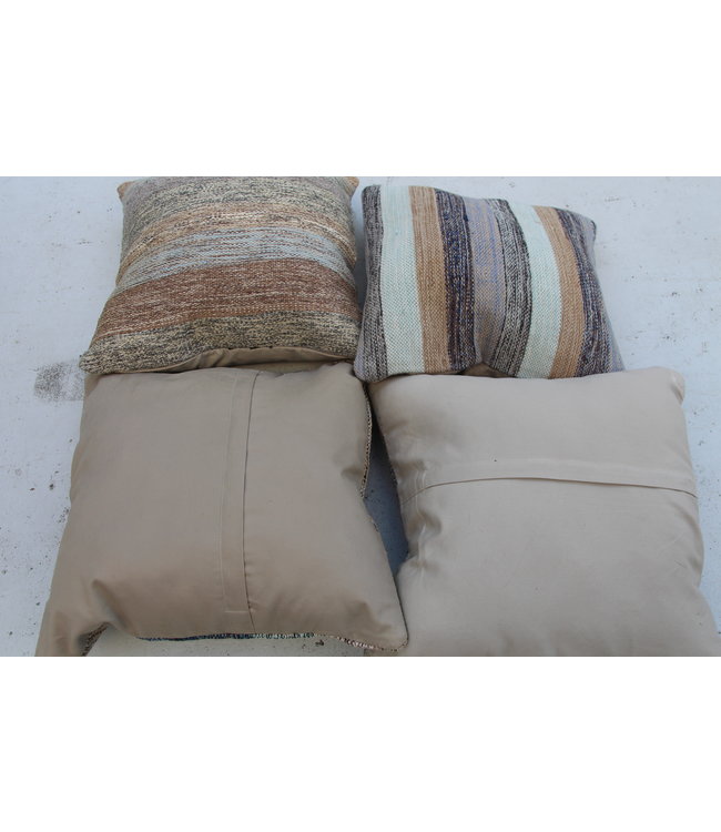 ​​4x modern kilim cushions 50x50 cm with filling