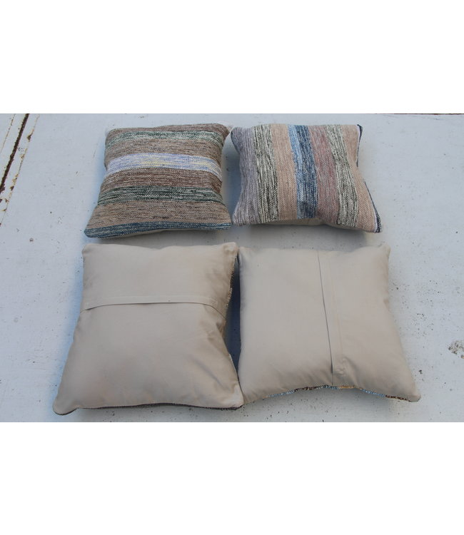 ​​4x modern kilim cushions 50x50 cm with filling