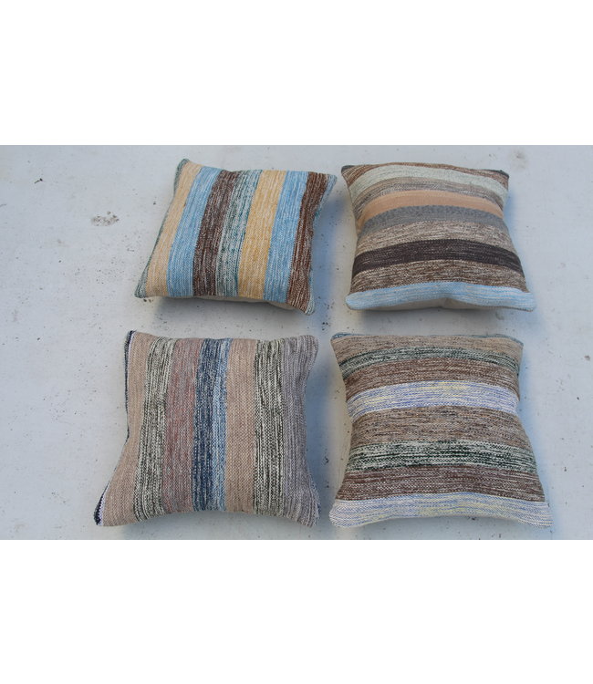 ​​4x modern kilim cushions 50x50 cm with filling