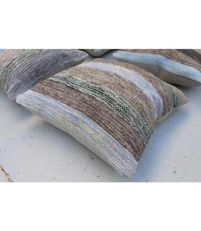 4x modern kelim kussens 50x50 cm met vulling