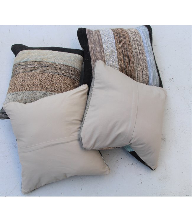 4x modern kelim kussens 50x50 cm met vulling