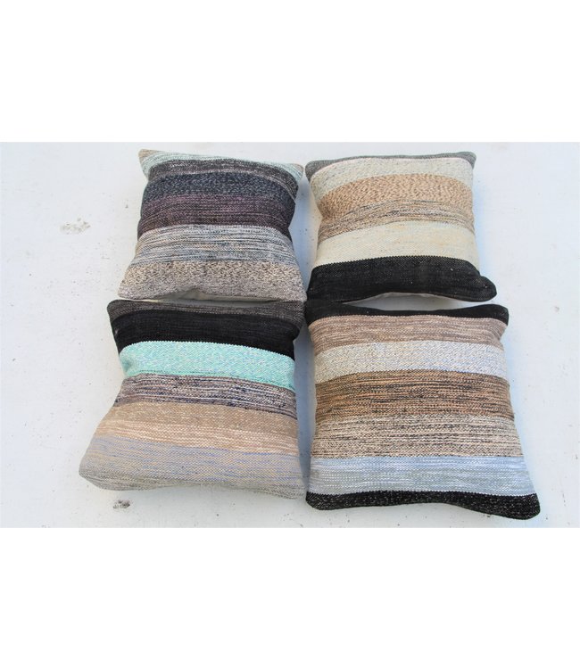 ​​4x modern kilim cushions 50x50 cm with filling