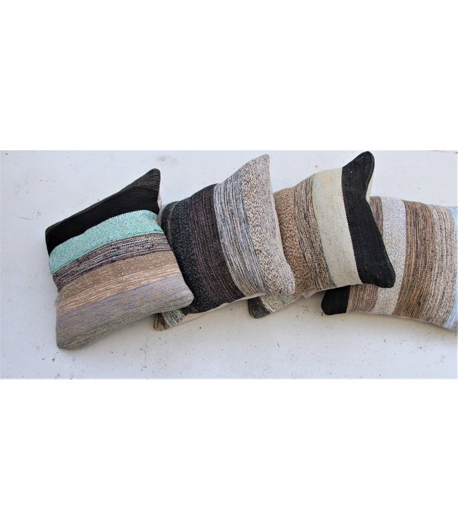​​4x modern kilim cushions 50x50 cm with filling