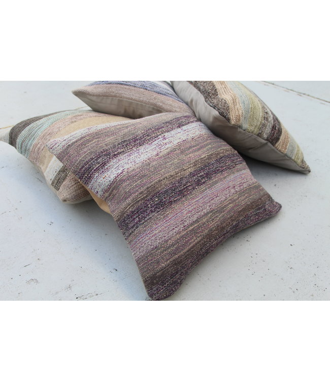 4x modern kelim kussens 50x50 cm met vulling