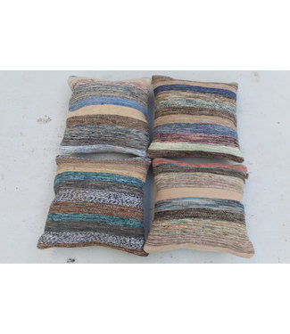 ​​4x modern kilim cushions 50x50 cm with filling