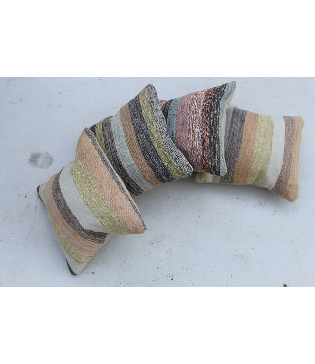 ​​4x modern kilim cushions 50x50 cm with filling