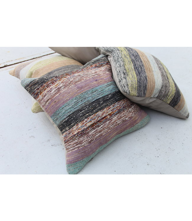 ​​4x modern kilim cushions 50x50 cm with filling
