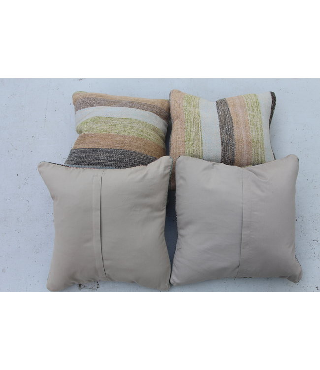 ​​4x modern kilim cushions 50x50 cm with filling