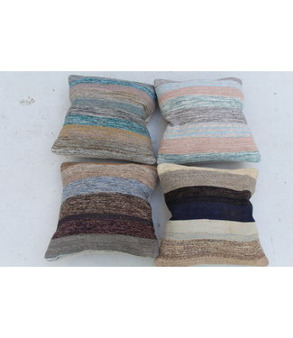 ​​4x modern kilim cushions 50x50 cm with filling
