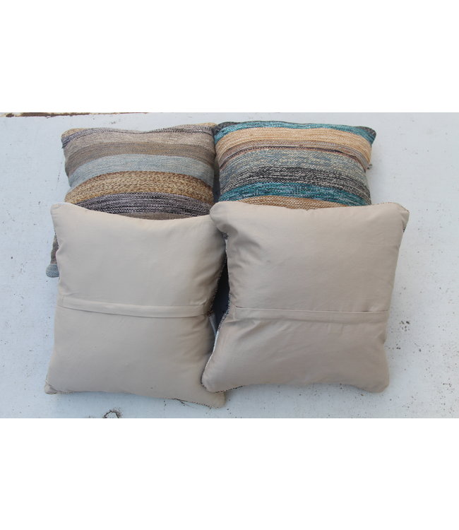 ​​4x modern kilim cushions 50x50 cm with filling