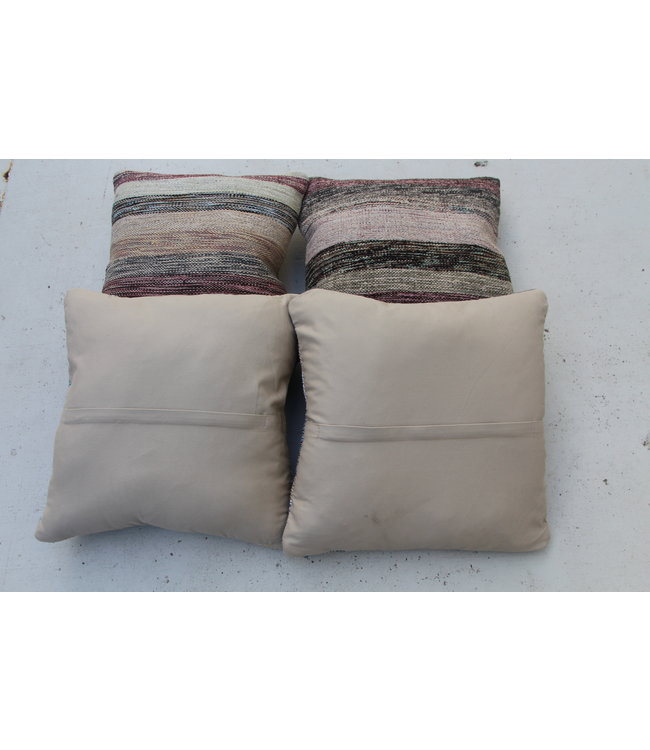 ​​4x modern kilim cushions 50x50 cm with filling