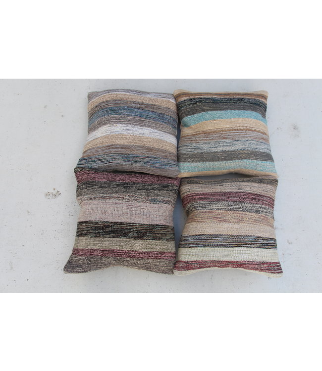 ​​4x modern kilim cushions 50x50 cm with filling
